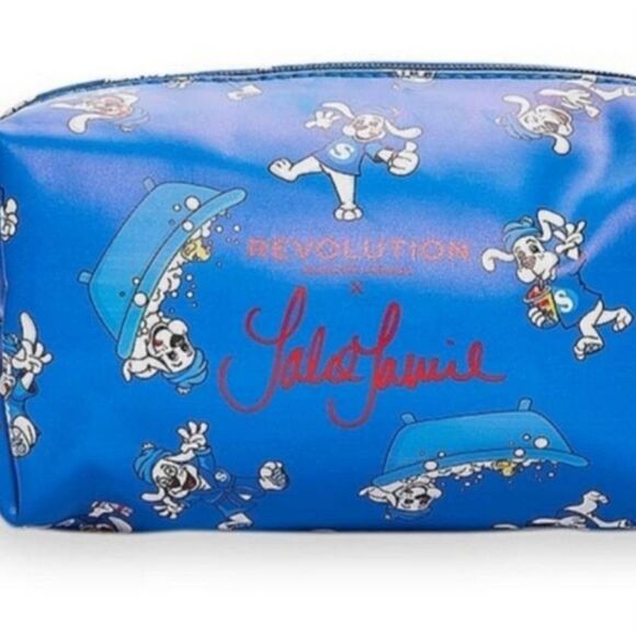 Revolution Beauty X Jake Jamie Slushie Collection Makeup Bag- Red & Blue - Picture 4 of 6